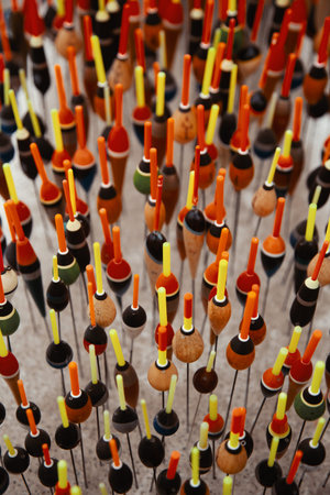 Fishing floats, fishing equipment