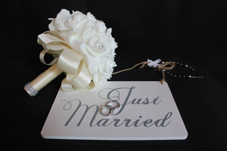 just marriedの写真素材