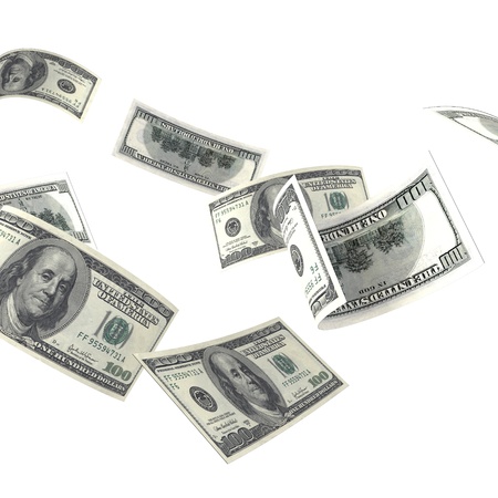 Flying Moneyの写真素材