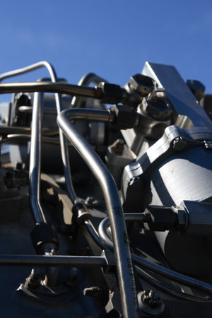 Jet engine detail.