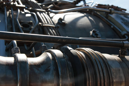 Pipelines of jet engine. 