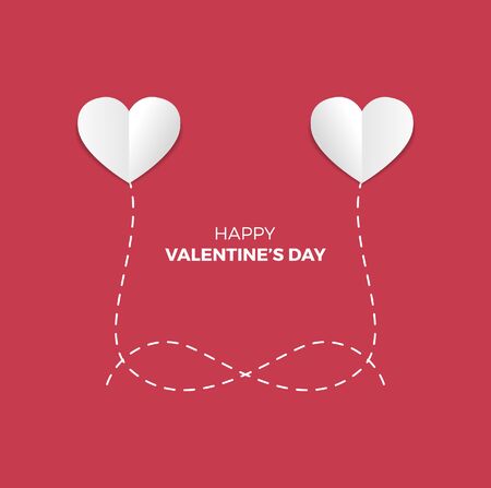 Happy Valentine's Day  Backgroundのイラスト素材