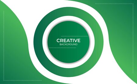 Modern Green Creative Backgroundのイラスト素材