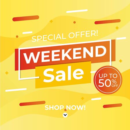 Promo Special Offer 50 Off Banner Promo Or Printのイラスト素材