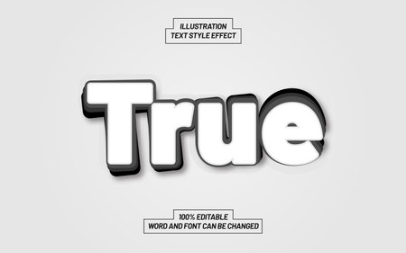True Text Style Effectのイラスト素材
