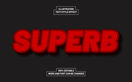 Superb Bold Text Style Effect