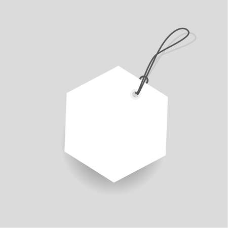 Tag Blank Red Discount Sale Label Vectorのイラスト素材