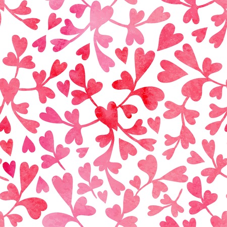 Watercolor floral pattern. のイラスト素材