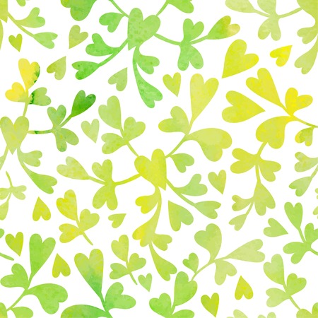 Watercolor floral pattern.のイラスト素材