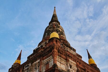 Wat Yai Chaimongkhon or Wat Chao Phraya Thaiの写真素材