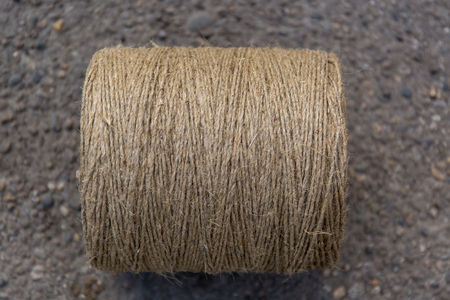 coil of rope gray