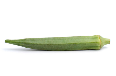 Lady Fingers or Okra is vegetable organic food ingredients Can be used for cooking.の写真素材