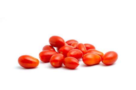 Tomato mini roma is vegetable organic food ingredients Can be used for cooking.の写真素材