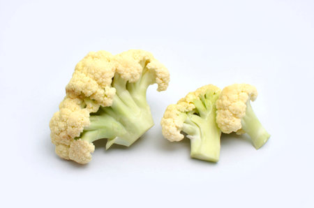 Cauliflower is vegetable organic food ingredients Can be used for cooking.の写真素材
