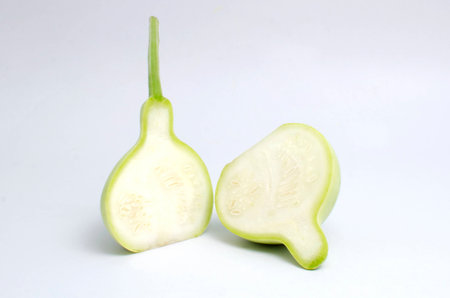 Calabash is vegetable organic food ingredients Can be used for cooking.の写真素材