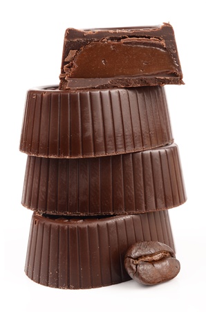 Chocolate and coffeeの写真素材