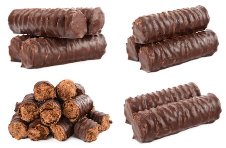 chocolate sticksの写真素材