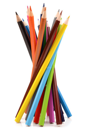 colored pencilsの写真素材