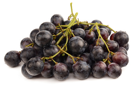Juicy Grapes on white backgroundの写真素材
