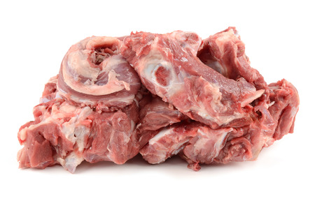 Veal on a white background