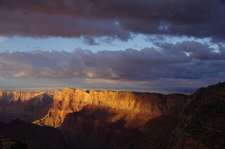 Stormlight on the Palisades of the Desert, Grand Canyonormの写真素材