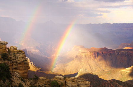 Near Shoshone Point, Grand Canyonの写真素材