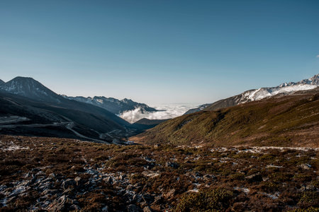 Ganzi Tibetan Autonomous Prefecture, Sichuan Province, Chinaの写真素材
