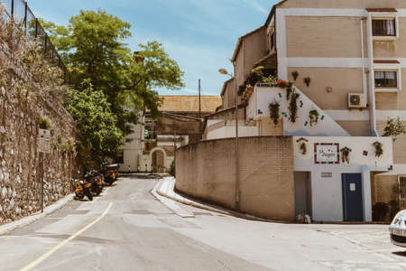 GIBRALTAR - May 13,2018: Empty street of Gibraltarのeditorial素材