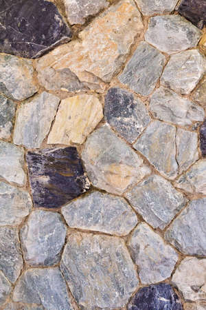 Stone wall along the eastern sea of â€‹â€‹Thailand.