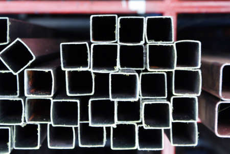 metal tubesの写真素材