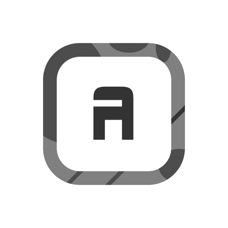 Initial Letter Logo A Template Vector Designのイラスト素材