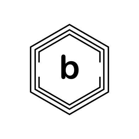 Initial Letter Logo B Template Vector Designのイラスト素材