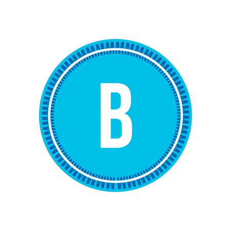 Initial Letter Logo B Template Vector Designのイラスト素材