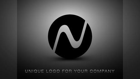 Unique Logo for your company. Letter N  - Vectorのイラスト素材