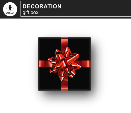 Gifts box. Isolated realistic gift on white background. - Vectorのイラスト素材