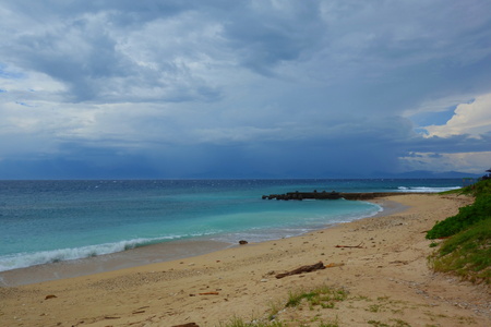 Beach in the south of Taiwan.の写真素材