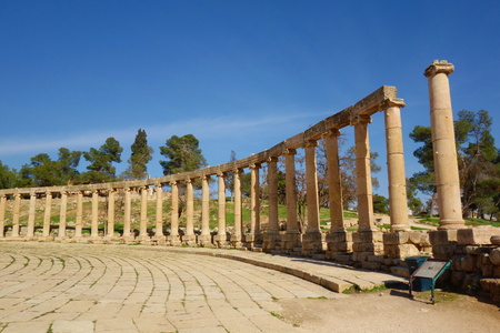 protected site located in Northern Jordan, in Jerash.