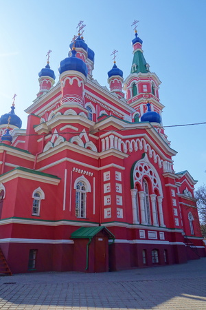 Holy Saint Trinity church in Riga.