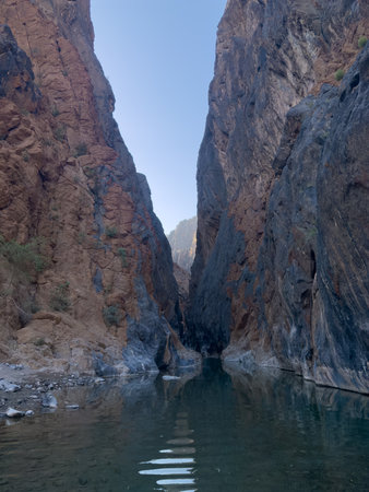 Snake Canyon, also known as Snake Gorge or Wadi Bimah, is a canyon within Wadi Bani Awf in wilayat...
