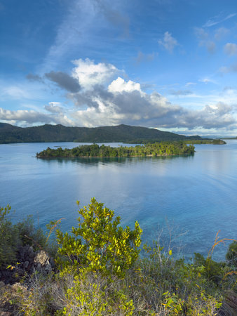 View of Manyaifun island in Raja Ampat, West Papua, Indonesia, part of the Raja Ampat Marine...