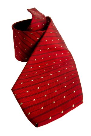 A tie on white background の写真素材