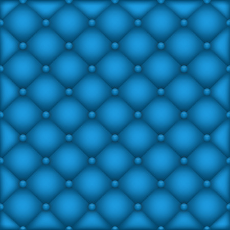 Illustration of cushion pattern, blue color.のイラスト素材