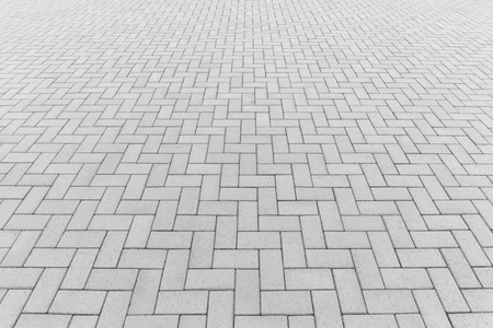 Concrete paver block floor pattern for background.の写真素材
