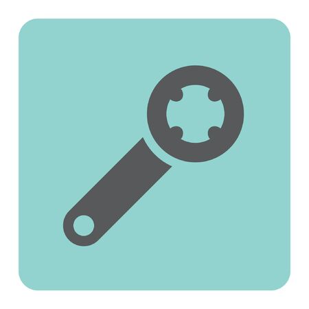 Wrench tool for mechanic vector icon.のイラスト素材