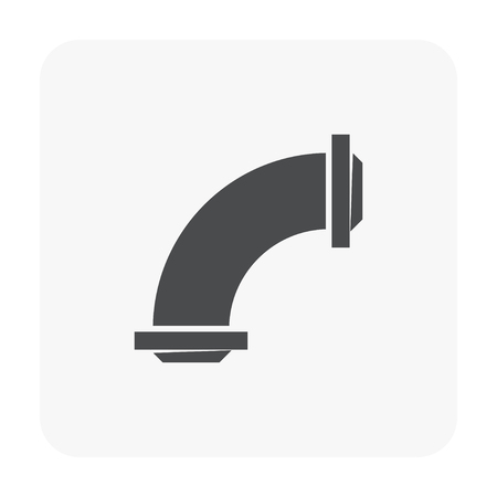Steel pipe connector icon vector illustrationのイラスト素材