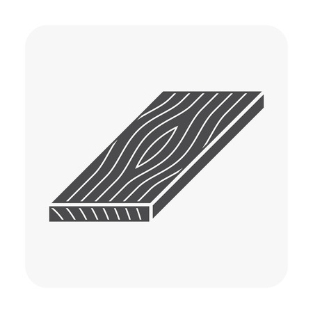 Wood floor pattern icon on white.のイラスト素材