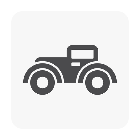 Vehicle icon on white background.のイラスト素材