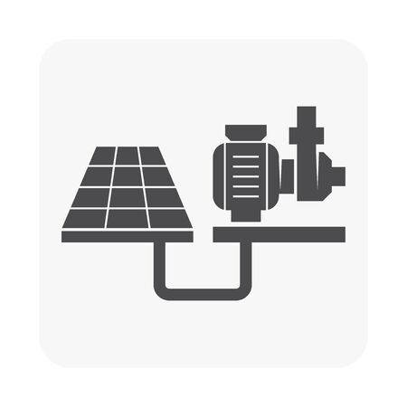 Water pump icon on white.のイラスト素材