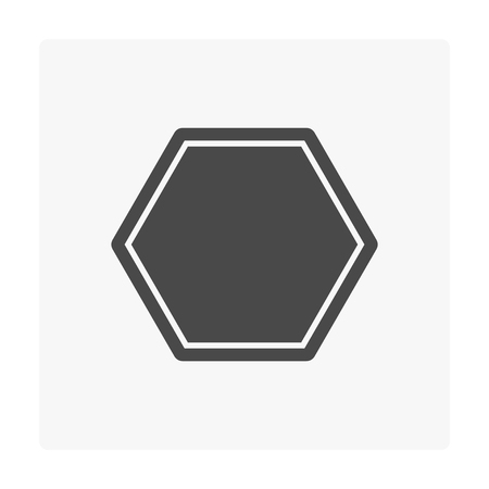 Concrete paver block floor icon on white.のイラスト素材