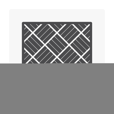 Concrete paver block floor icon set.のイラスト素材